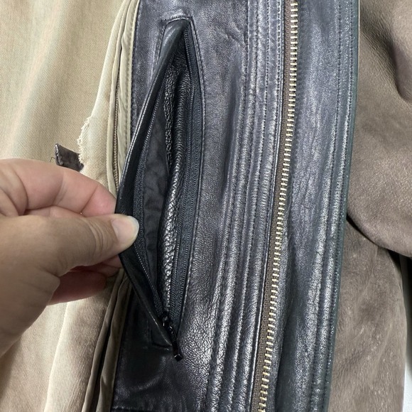 Vintage Wilsons Leather Bomber Jacket Mens‎ Large Thinsulate Removable Liner - Picture 6 of 16